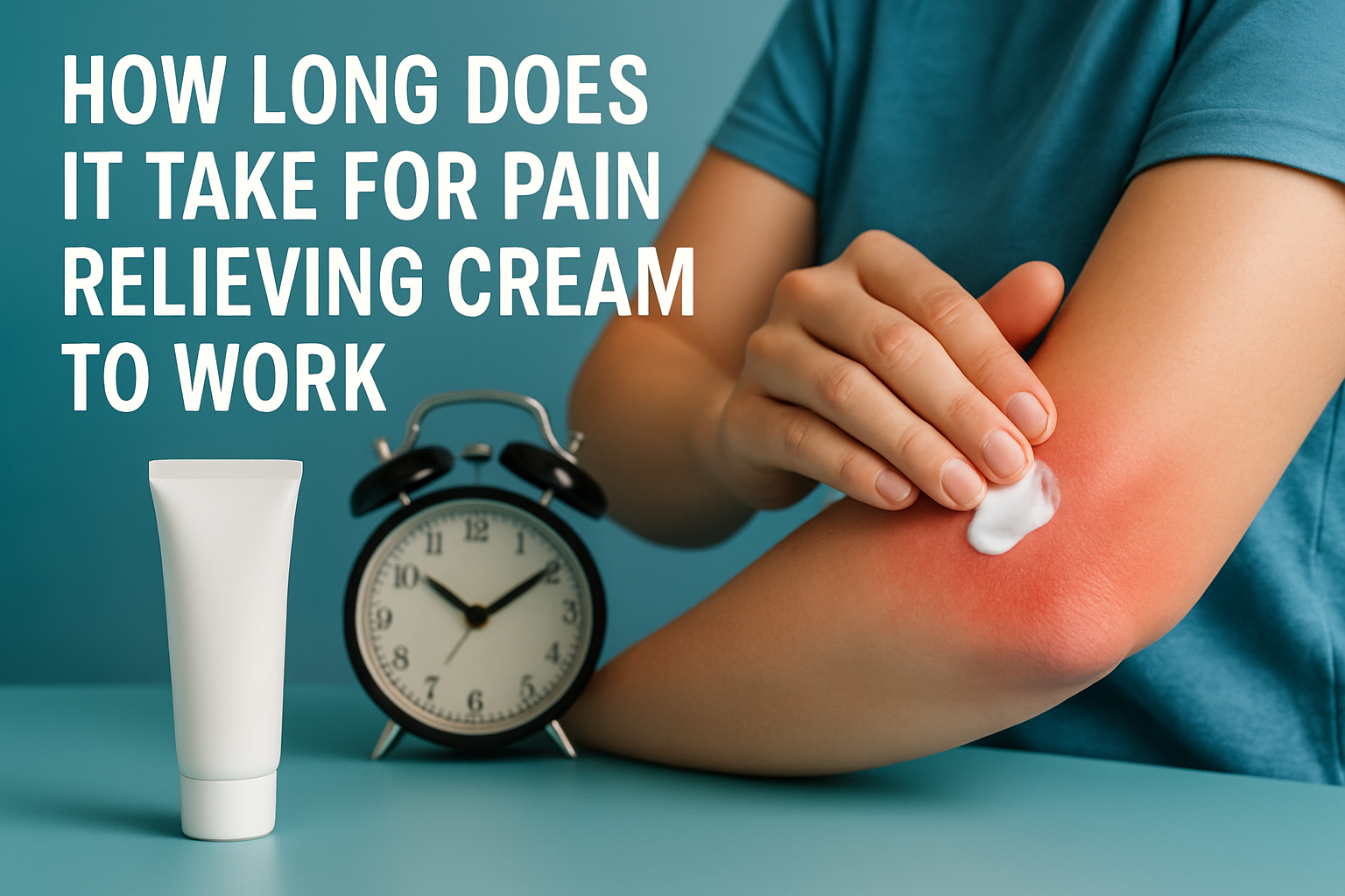 How long does it take for pain relieving cream to work