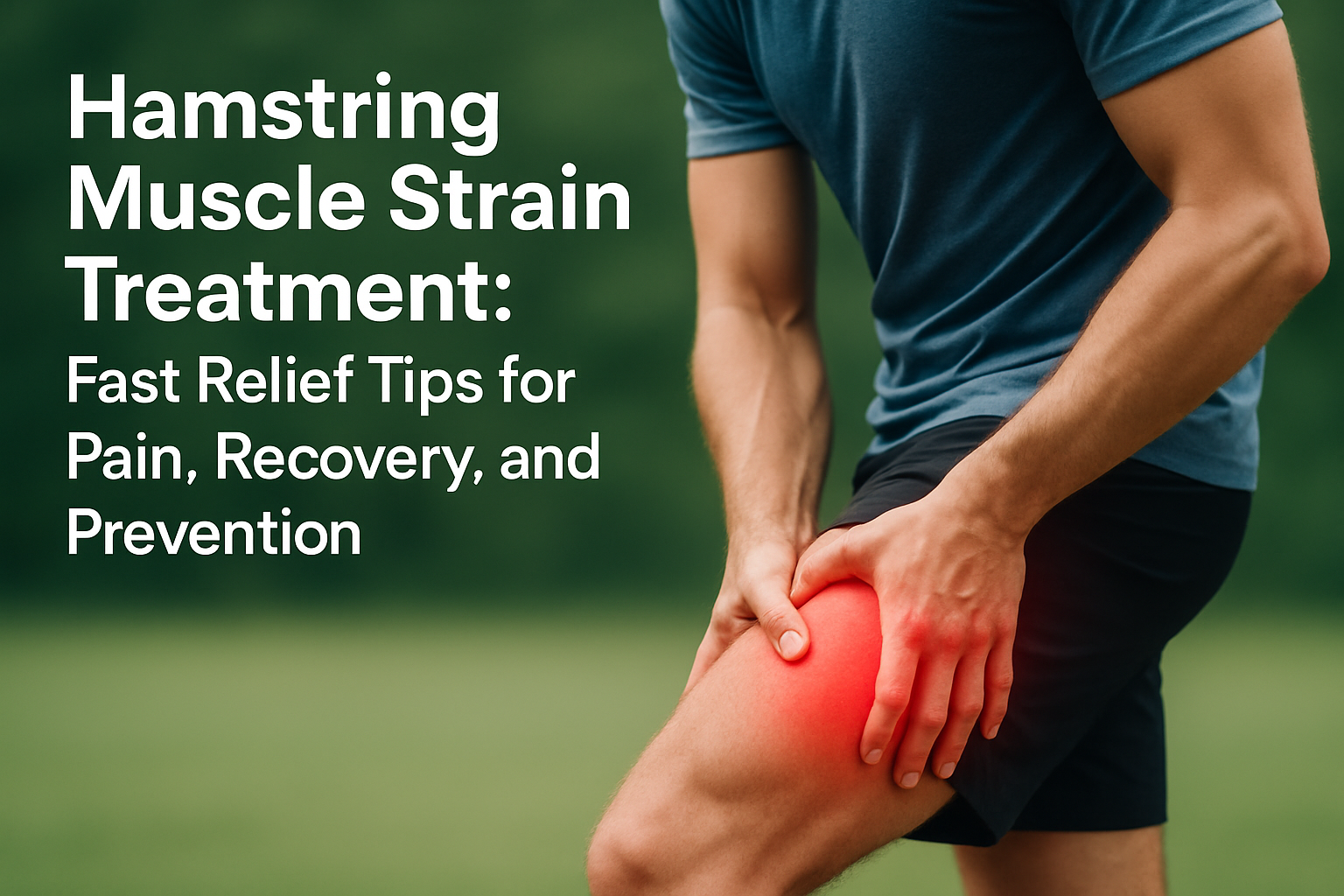 Hamstring Muscle Strain Treatment: Fast Relief Tips for Pain, Recovery, and Prevention