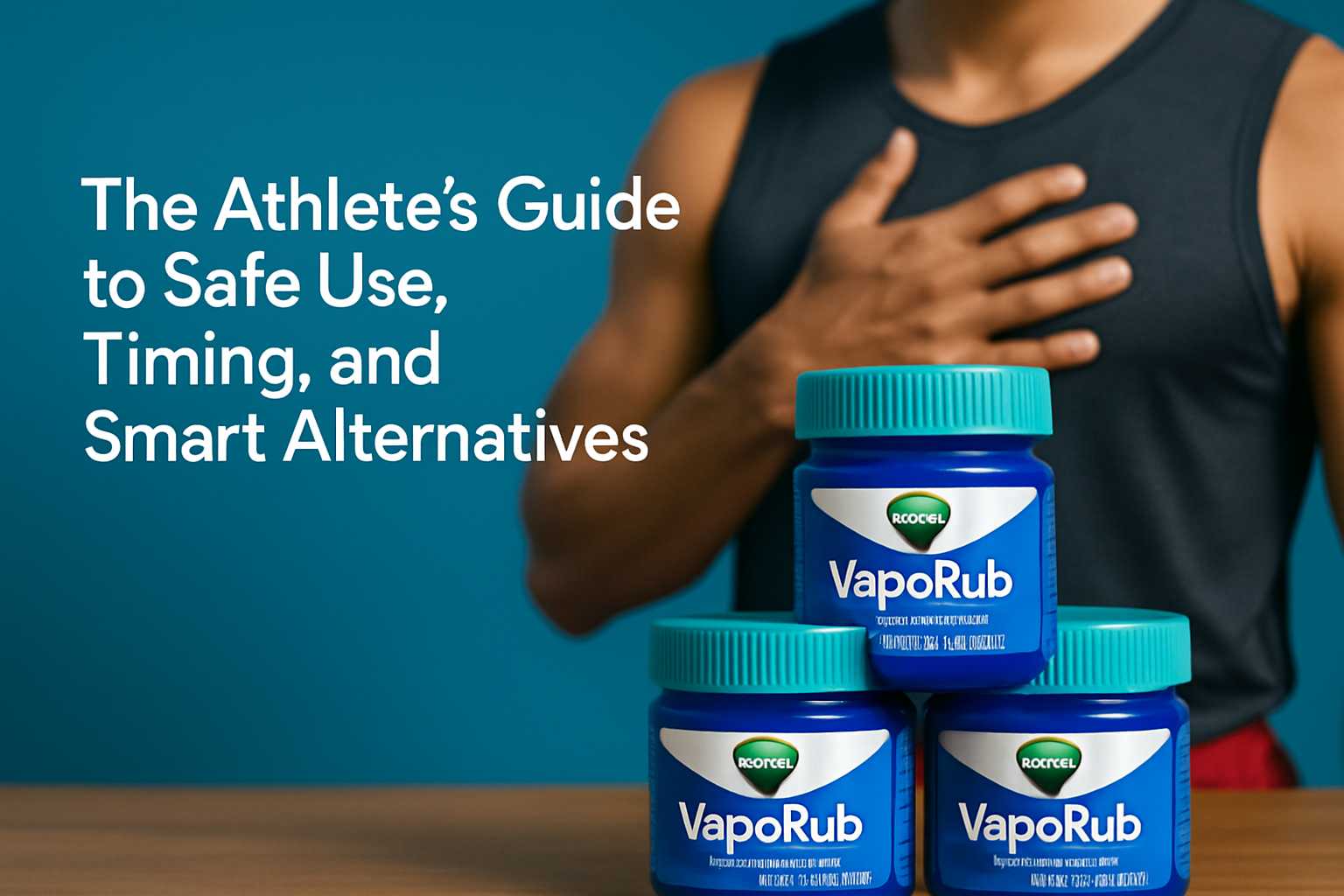 3x vicks vaporub cough suppressant chest throat topical analgesic: The Athlete’s Guide to Safe Use, Timing, and Smart Alternatives