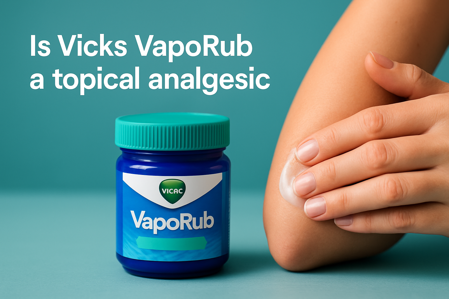 Is Vicks VapoRub a topical analgesic