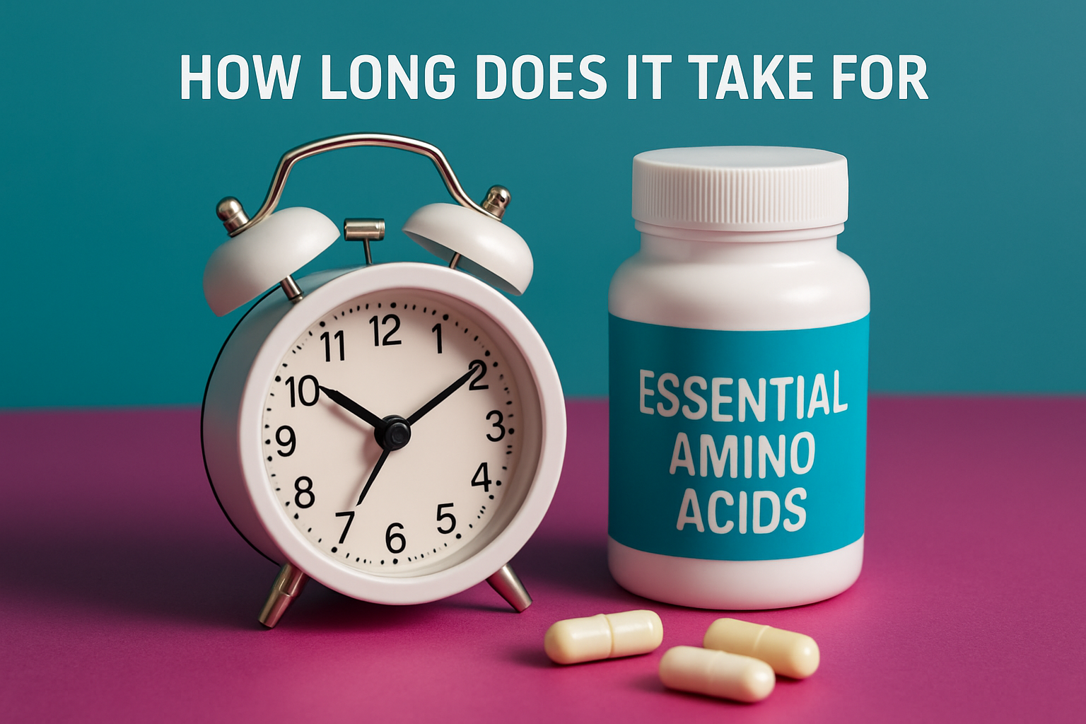 How long does it take for essential amino acids to work