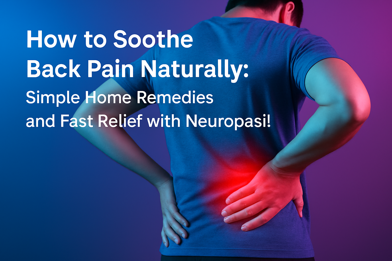 How to Soothe Back Pain Naturally: Simple Home Remedies and Fast Relief with Neuropasil