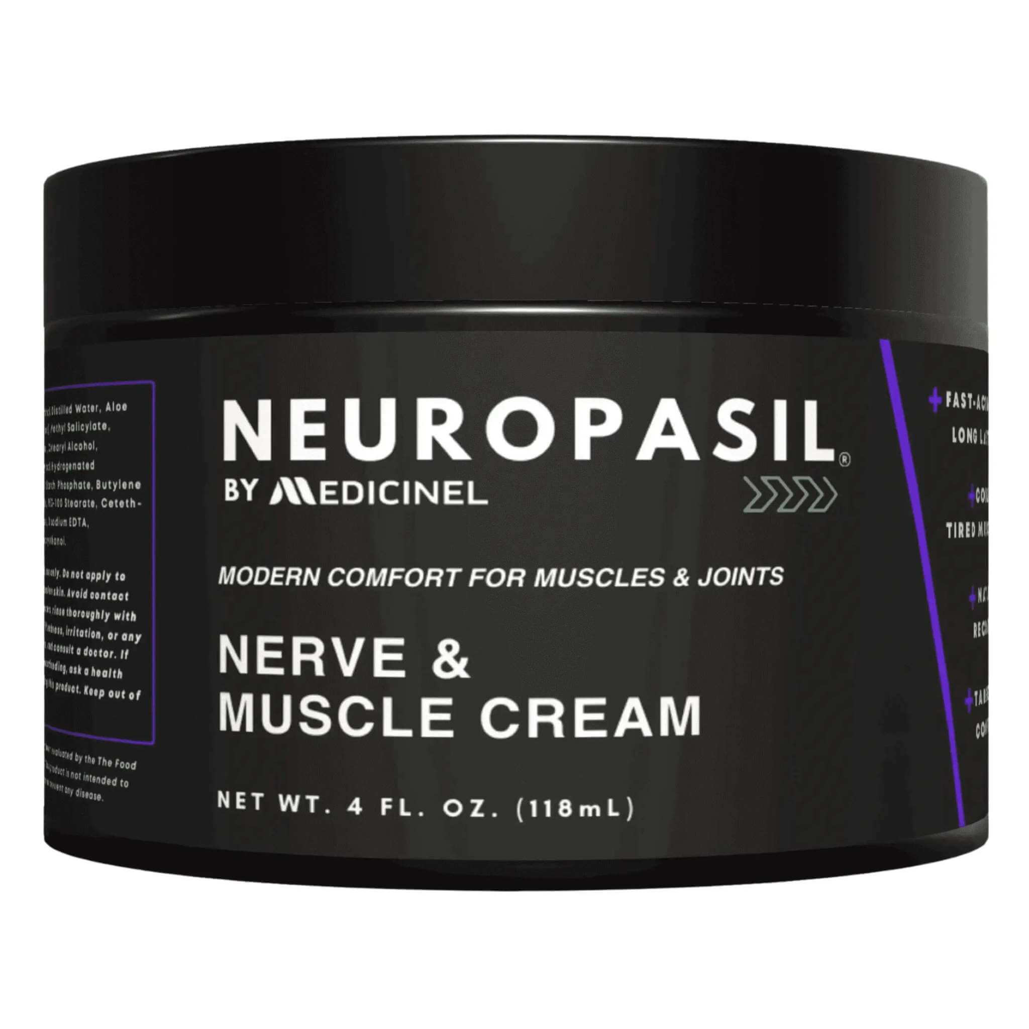 Neuropasil Nerve & Muscle Relief Cream, 4 oz, offers soothing relief for joints, muscles, back, and feet. Experience fast-acting comfort from Neuropasil for natural pain relief where you need it most.